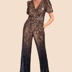 Trina Turk Asandra Sequin Jumpsuit, Size 10